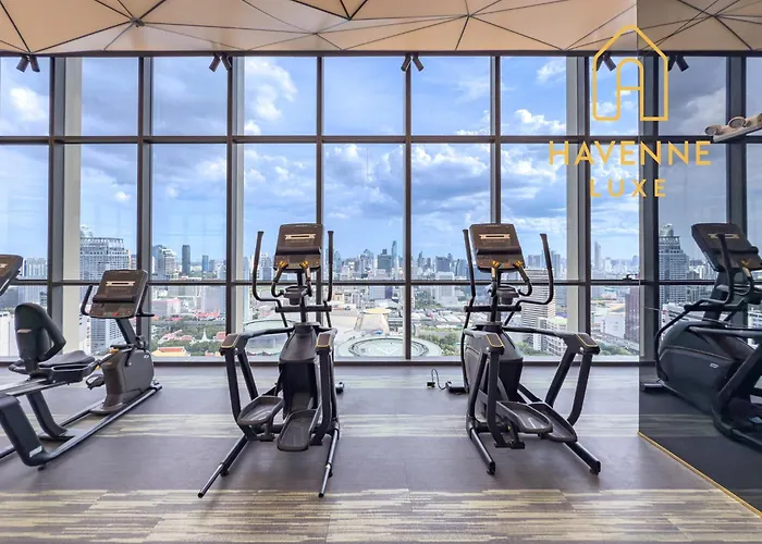 公寓 High-floor Luxury 2 Bedrooms 2 Bathrooms King&queen Bed Sky Pool Heart Of Siam District 曼谷高层奢华套房 两卧两卫 特大床 大床 无边泳池 坐落暹罗商圈核心 *