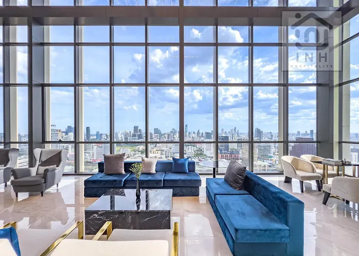 High-floor Luxury 2 Bedrooms 2 Bathrooms King&queen Bed Sky Pool Heart Of Siam District 曼谷高层奢华套房 两卧两卫 特大床 大床 无边泳池 坐落暹罗商圈核心 * 曼谷