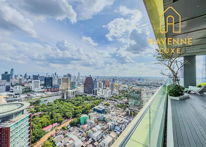 High-floor Luxury 2 Bedrooms 2 Bathrooms King&queen Bed Sky Pool Heart Of Siam District 曼谷高层奢华套房 两卧两卫 特大床 大床 无边泳池 坐落暹罗商圈核心 * 曼谷